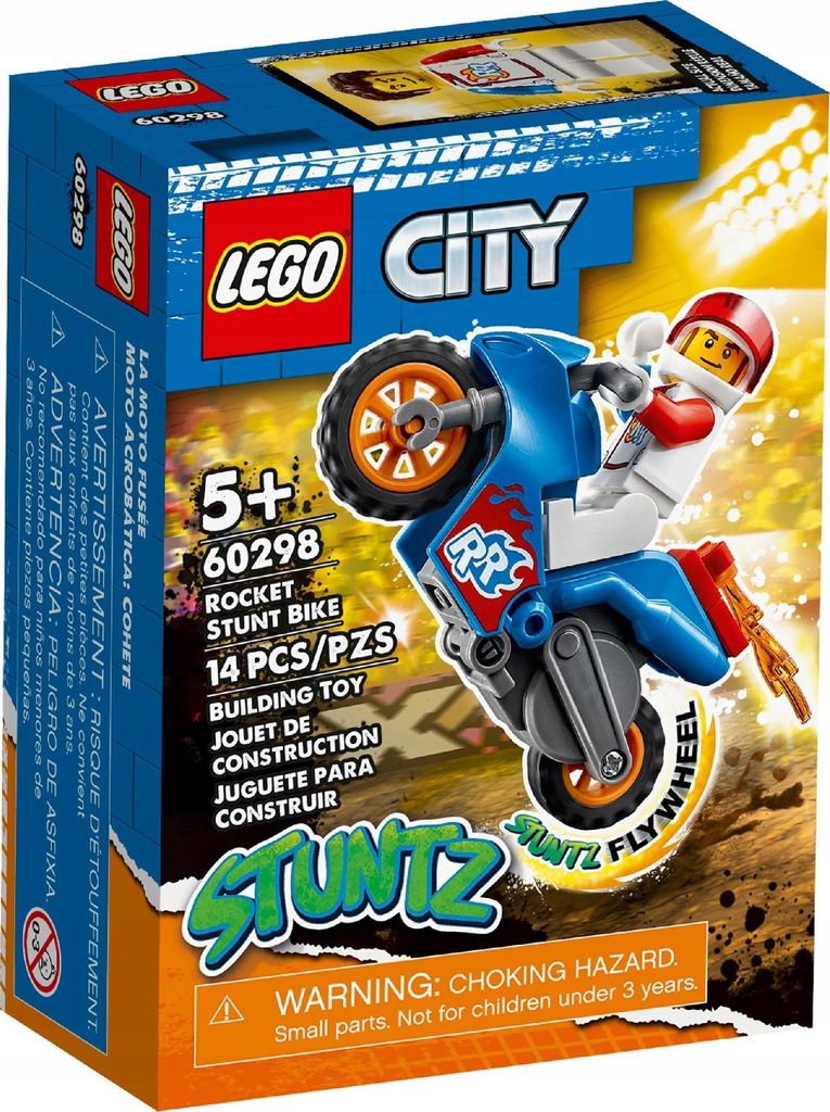 LEGO® City 60298 - Véhicule de cascade de fusée Image du produit 