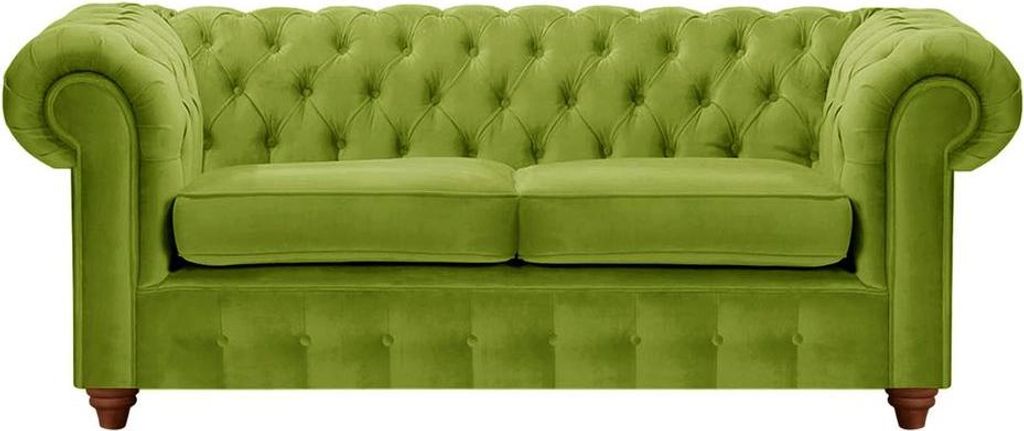Zweisitzer-Sofa Chesterfield Max-Velluto 9-dark oak