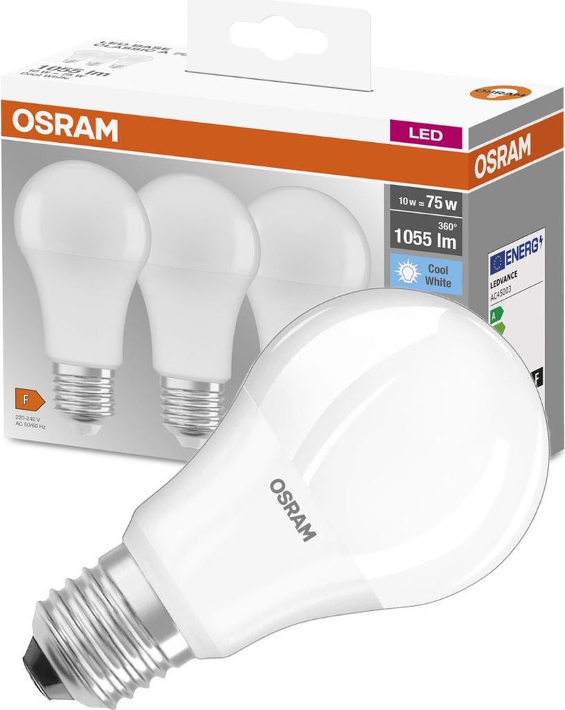 LEDVANCE LED819573BOX3, 10,5 W, 75 W, E27, 1055 lm, 15000 Obrázok produktu 