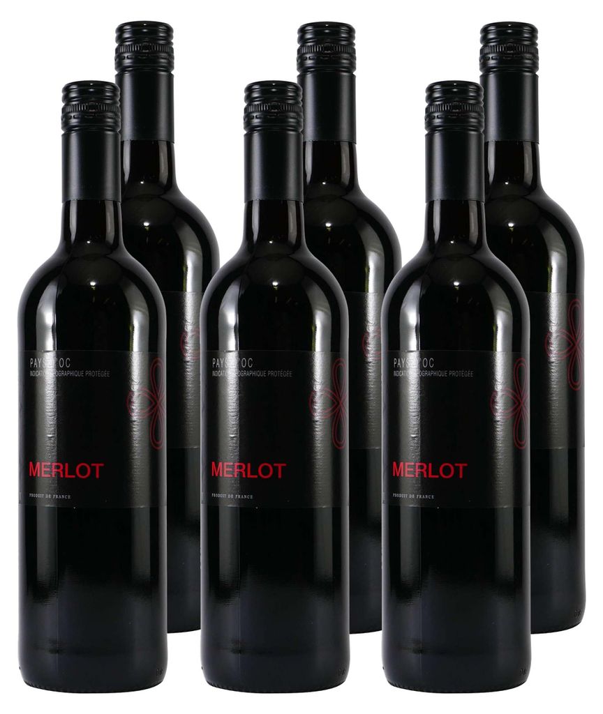 Jean Dellac Merlot IGP -trocken- (6 x 0,75L)