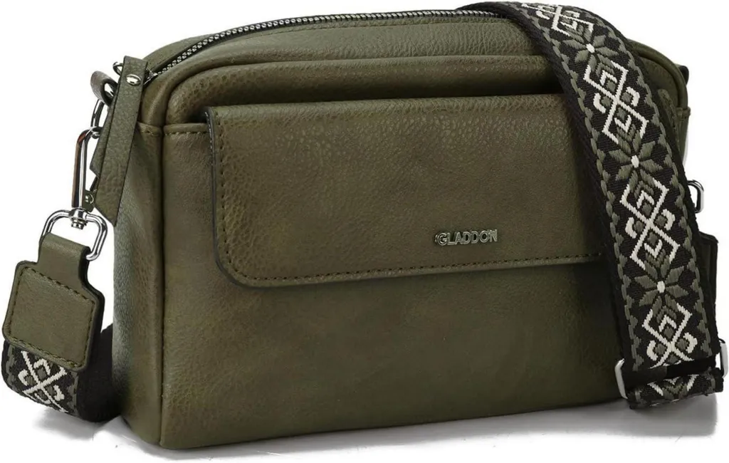 Mini Bag Verde Donna Tracolla Similpelle 23cm | Trend Primavera 2026