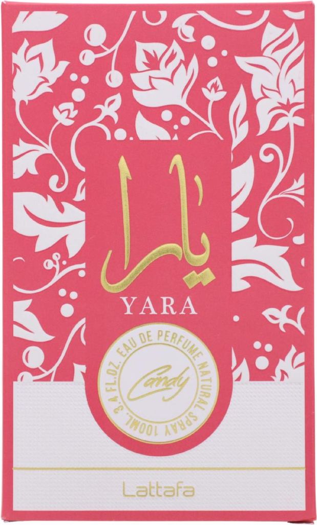 Lattafa Yara Candy, Frauen, 100 ml, Nicht nachfüllbare Flasche, Flüssiges Parfüm, Schwarze Johannisbeere, Orange, Gardenia