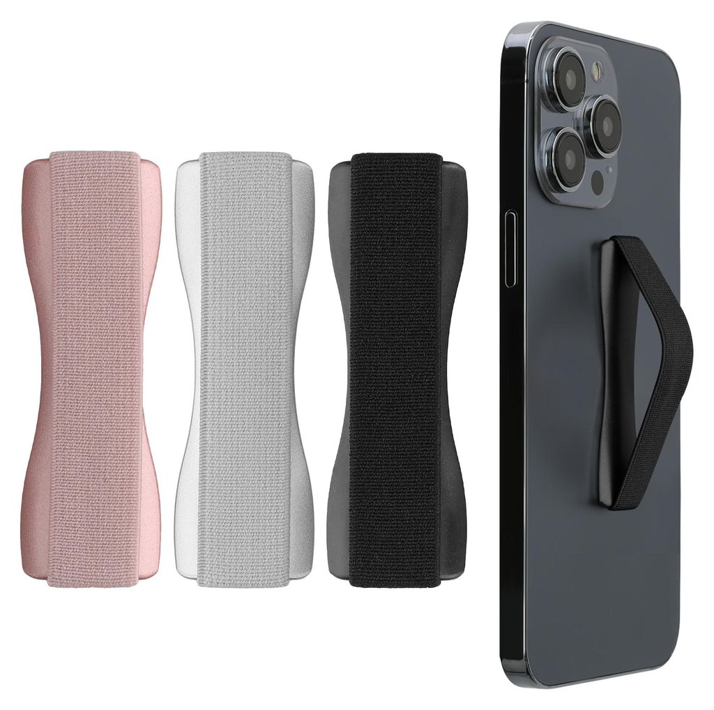 kwmobile Smartphone Fingerhalter 3 Set - Handy Halter Griff Produktbild 