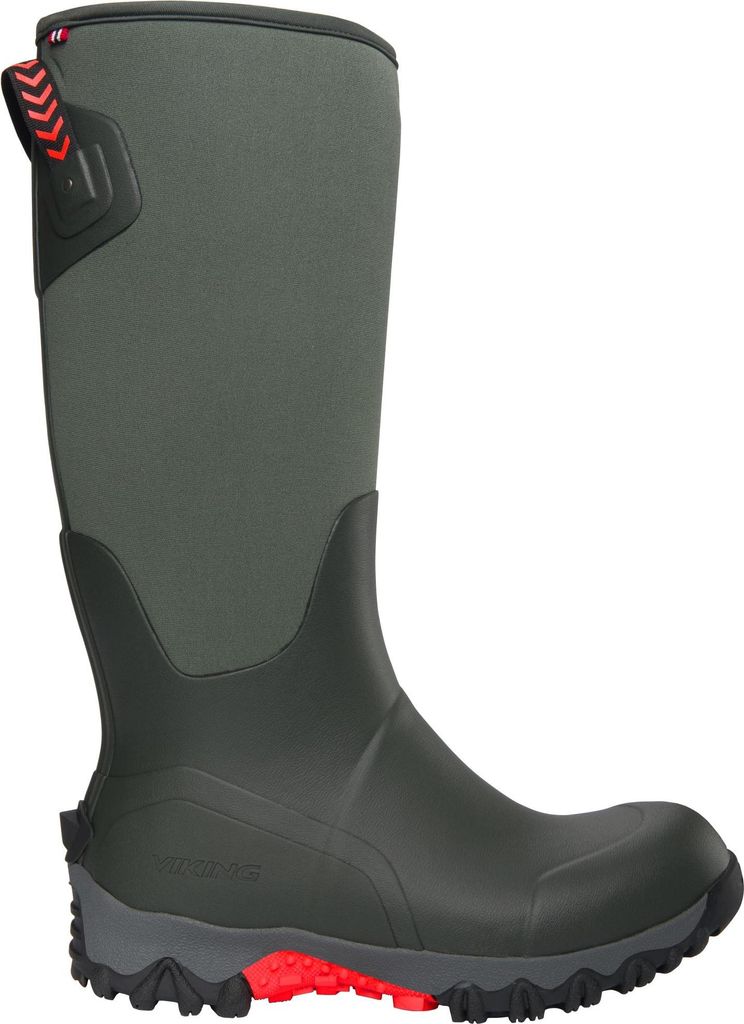 Viking Unisex Trophy Neo High Gummistiefel / Jagdstiefel Huntinggreen 41