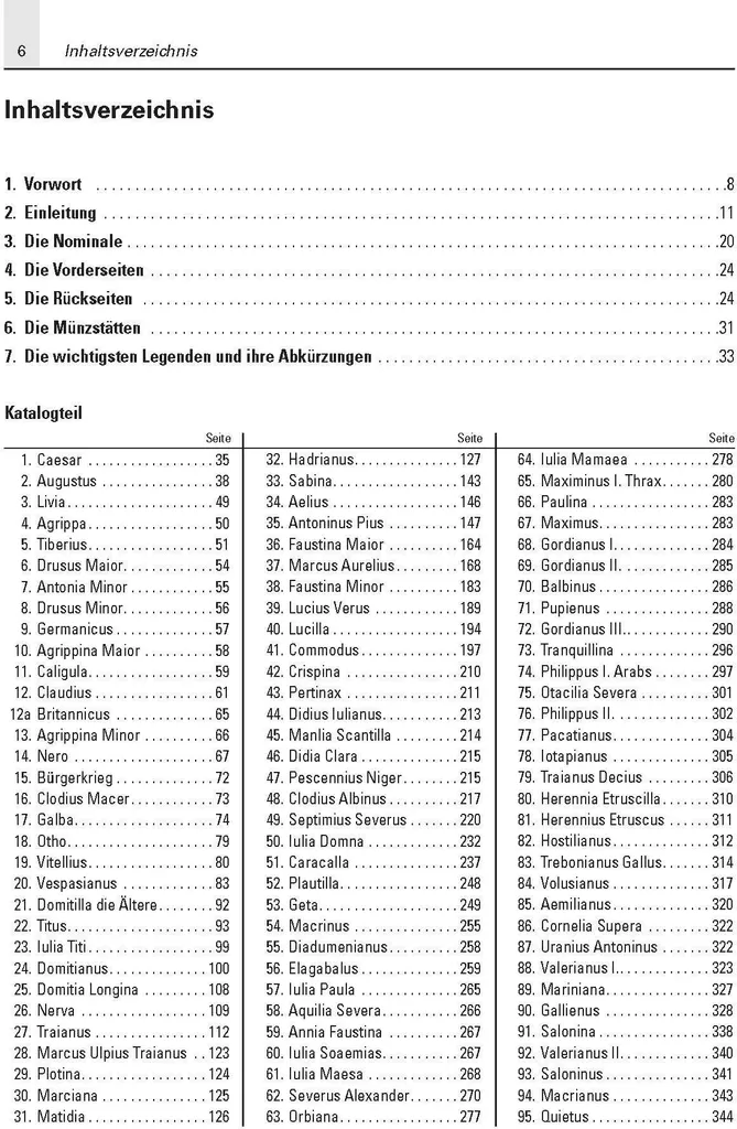 Die Münzen der römischen Kaiserzeit - Catalogue Illustré Haute Précision