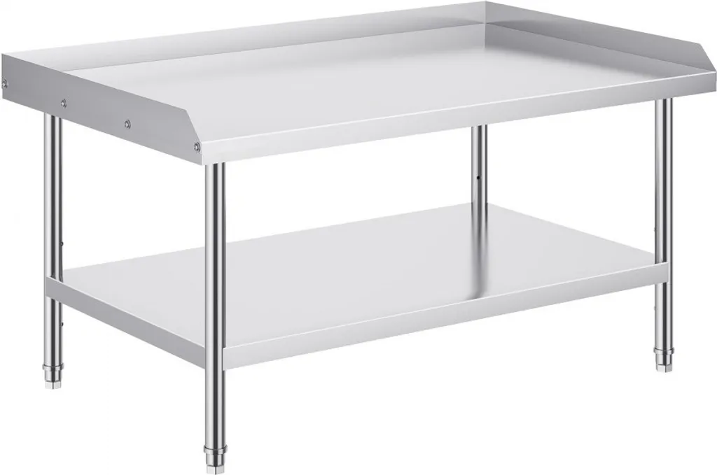 Table de cuisine robuste 1219x762mm en acier durable îlot de qualité - 10