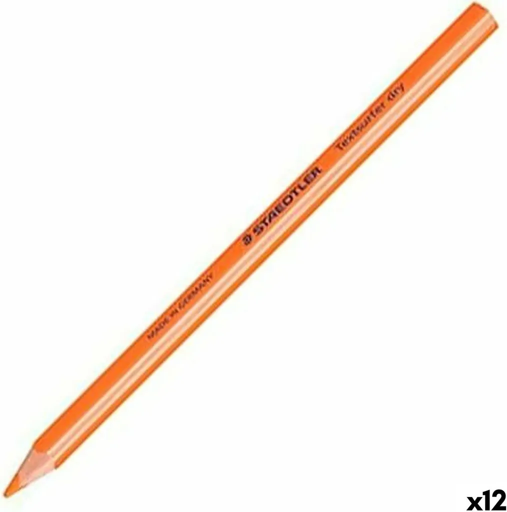 Staedtler 128 64-4 Surligneur Sec Textsurfer Dry Orange en Lot de 12