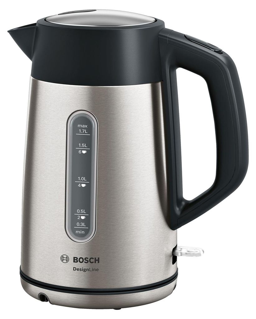 Bosch TWK4P440, 1,7 l, 2400 W, Schwarz, Edelstahl, Produktbild 