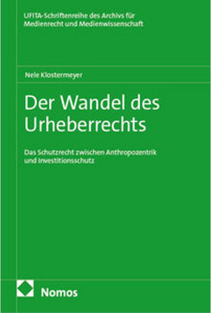 Der Wandel des Urheberrechts