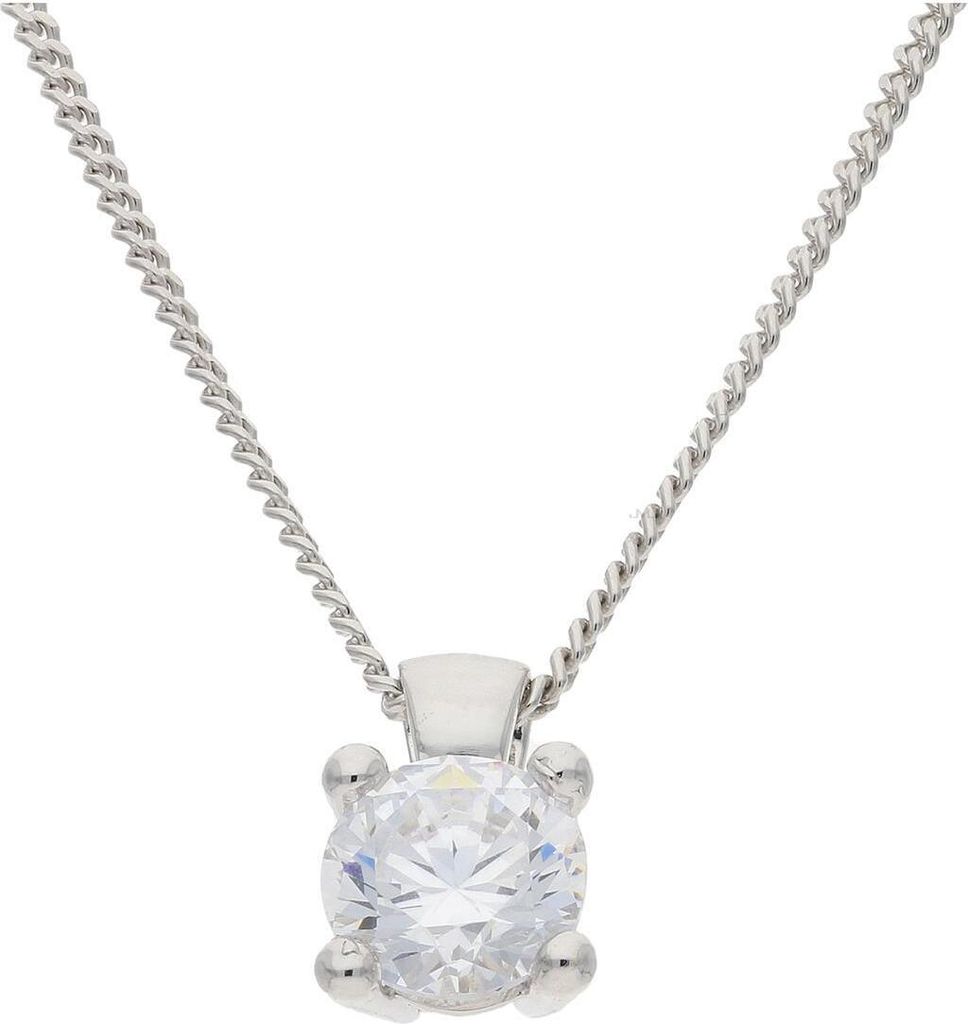 JuwelmaLux Anhänger 925/000 Sterling Silber mit synth. Zirkonia JL10-02-3129