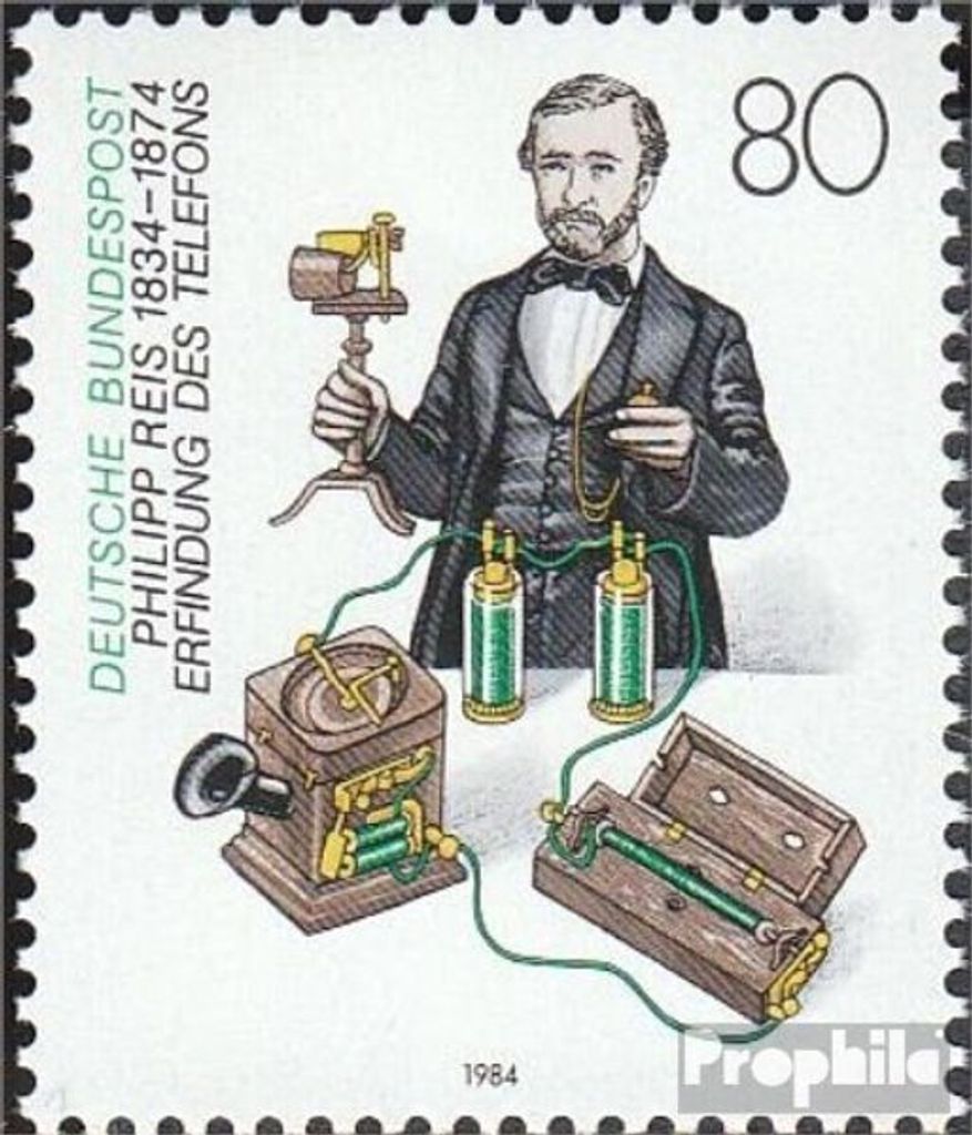 Briefmarken BRD (BR.Deutschland) 1984 Mi 1198 (kompl.Ausgabe) postfrisch 150.Geburtstag von Reis