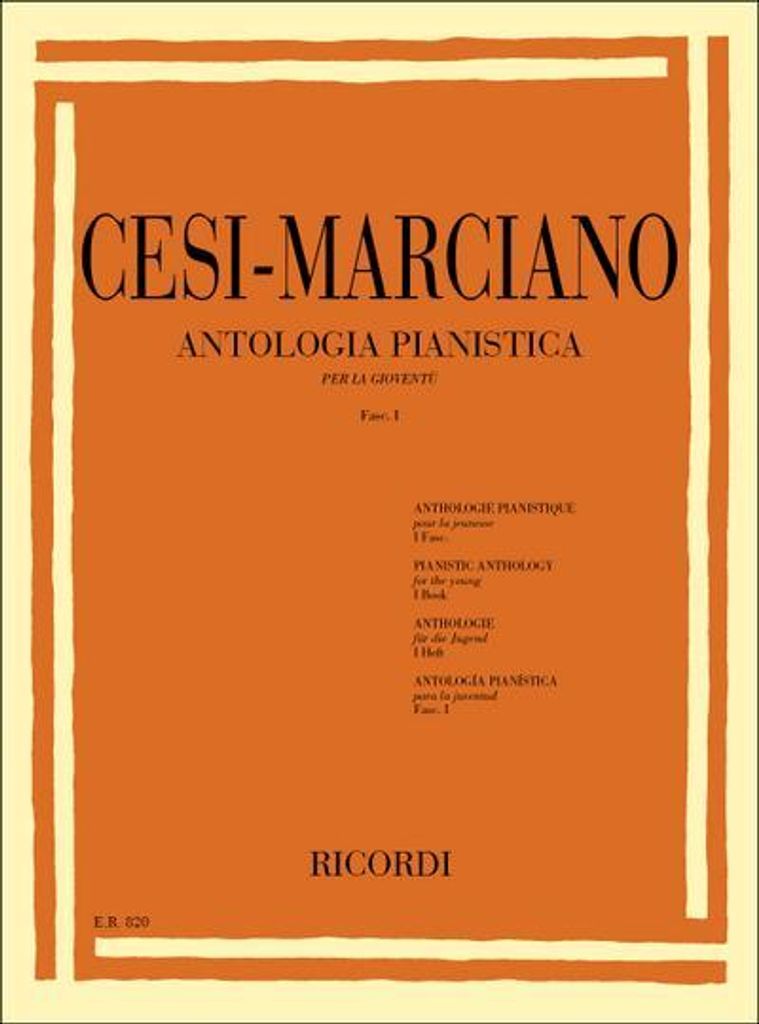 Antologia Pianistica per la gioventù vol.1