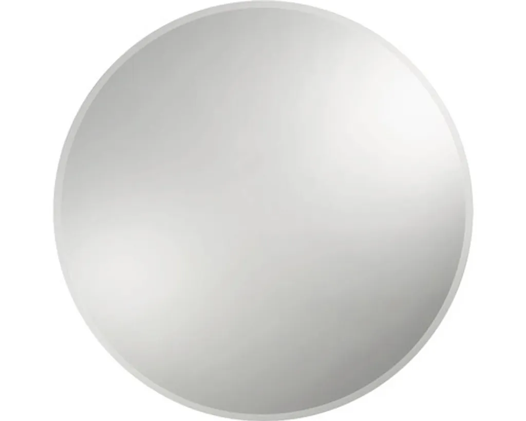 Miroir de salle de bain rond OPAL Ø 50 cm avec finition facette élégante