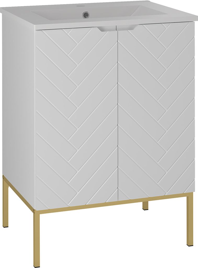 Waschtisch 60cm Daria, Weiß