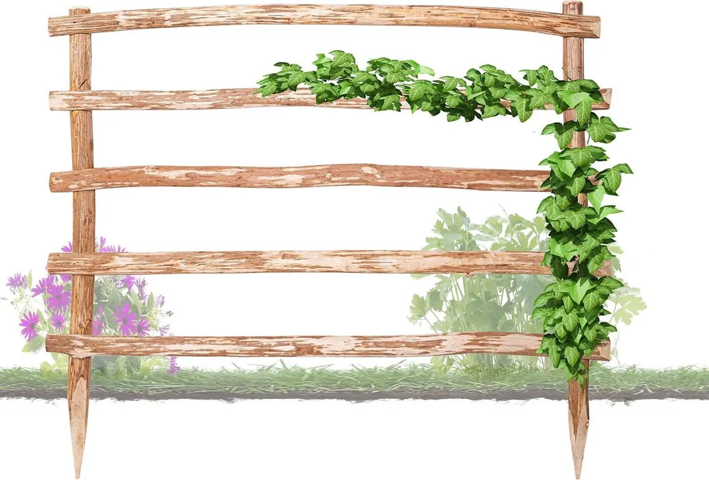 Treillis noisette en kit naturel - Hauteur 120 cm et Largeur 60 cm