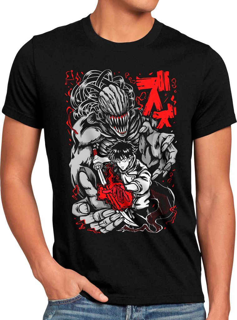 BaumwolleCloud Yuta White Demon Herren T-Shirt anime japan manga