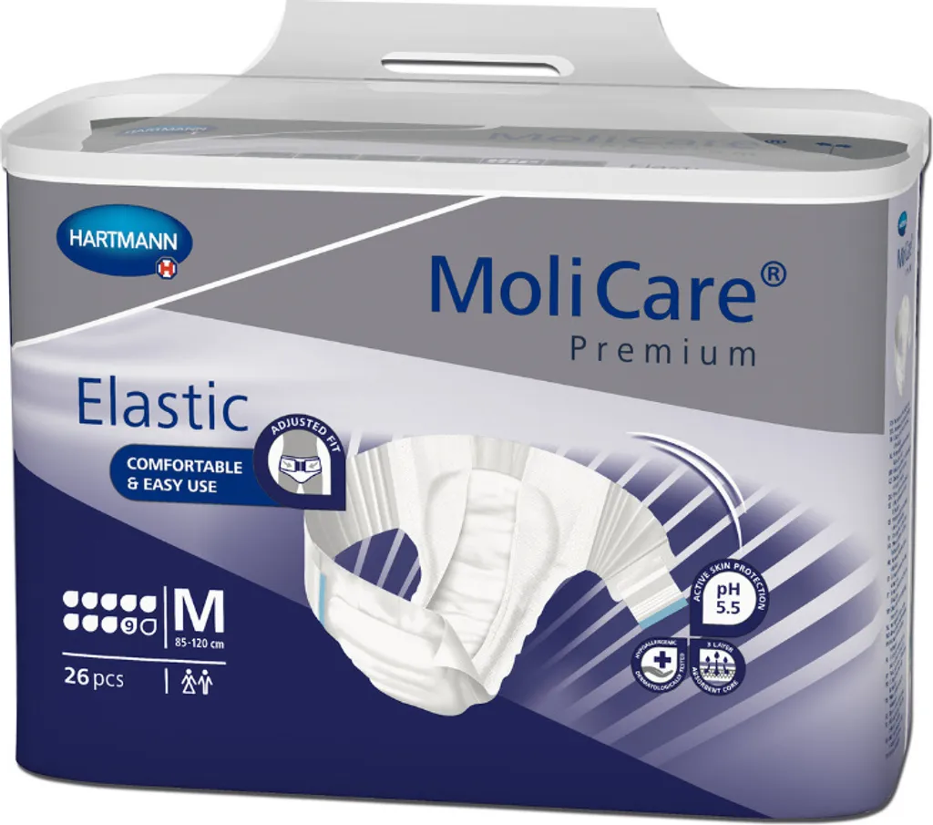 Molicare Premium Elastic Slip 9 gocce taglia M 26 pz
