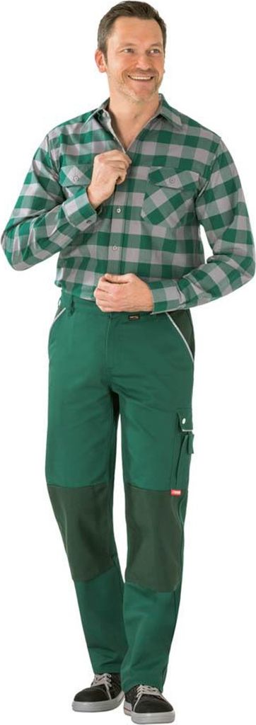 Planam Bundhose Canvas 320 Gr. 48 grün Produktbild 