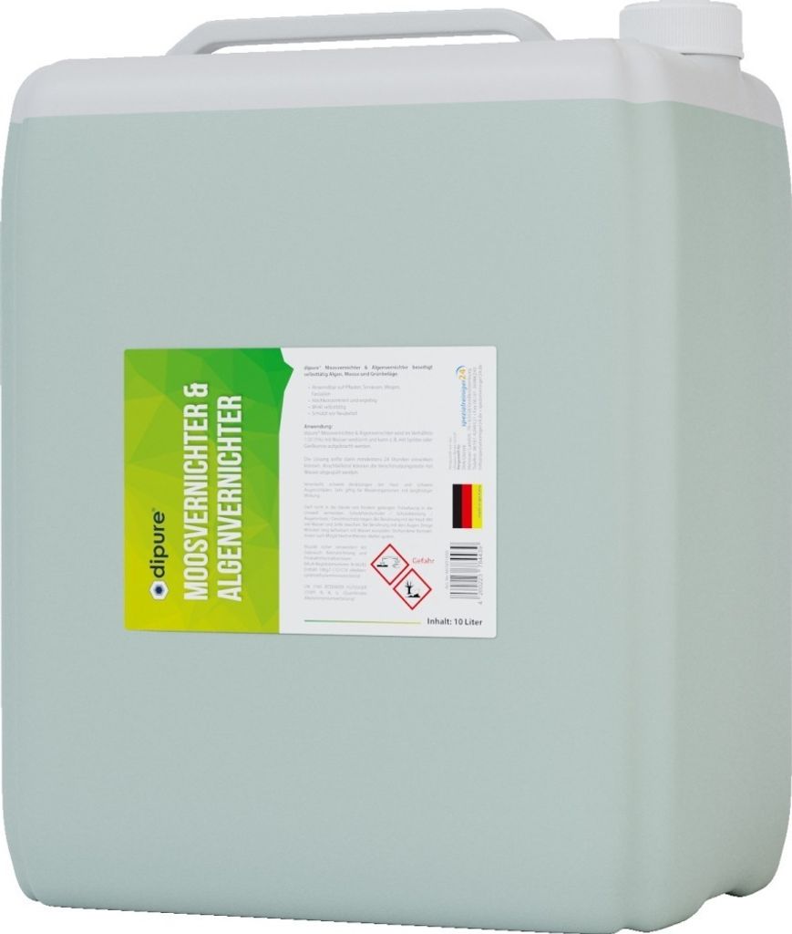dipure® Moosvernichter & Algenvernichter 10 Liter (20-fach Produktbild 