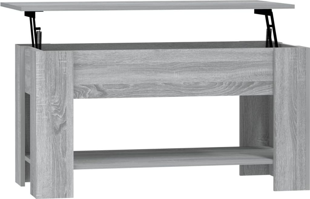 vidaXL Konferenční stolek Grey Sonoma 101x49x52 cm Dřevěný Obrázek produktu 