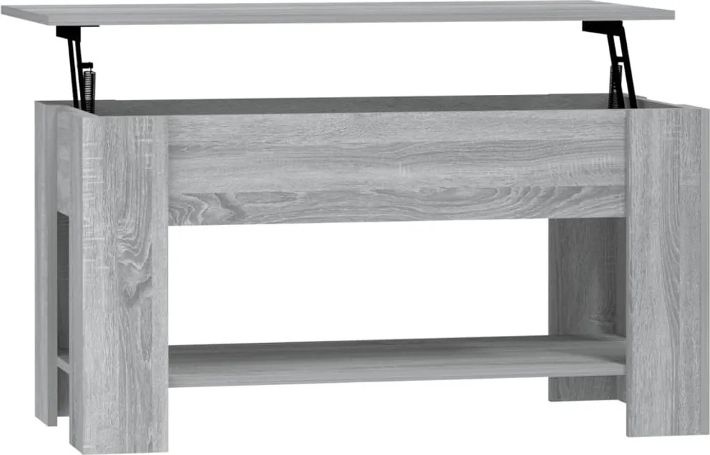Tavolino Grigio Sonoma 101x49x52 cm: Scrivania e Tavolo in Uno