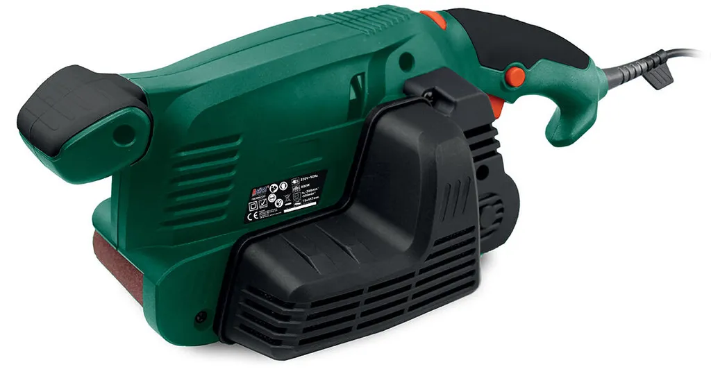 Ponceuse à courroie 600W Assist AE3B60DN : finissez vos ponçages pénibles