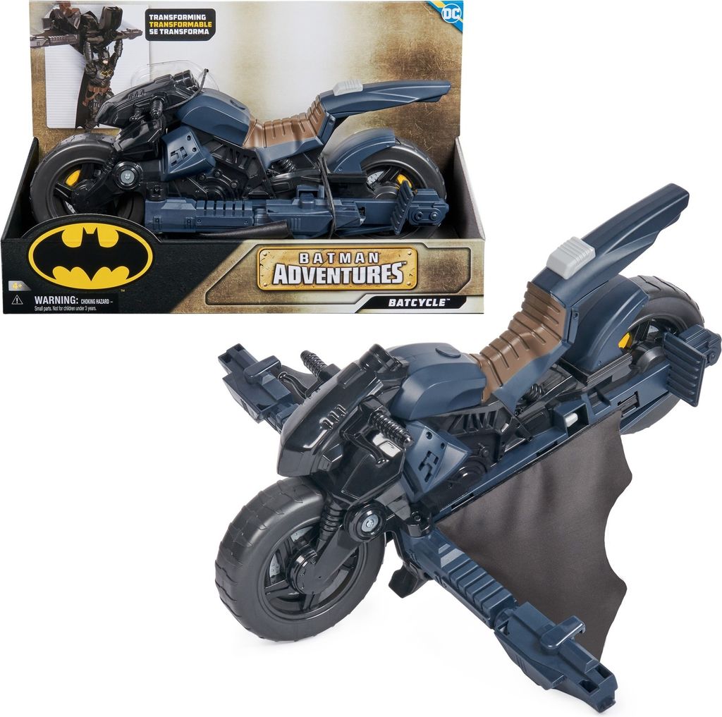DC Comics Batman - Batman Adventures 2-in-1 Batcyle (nero) Immagine del prodotto 