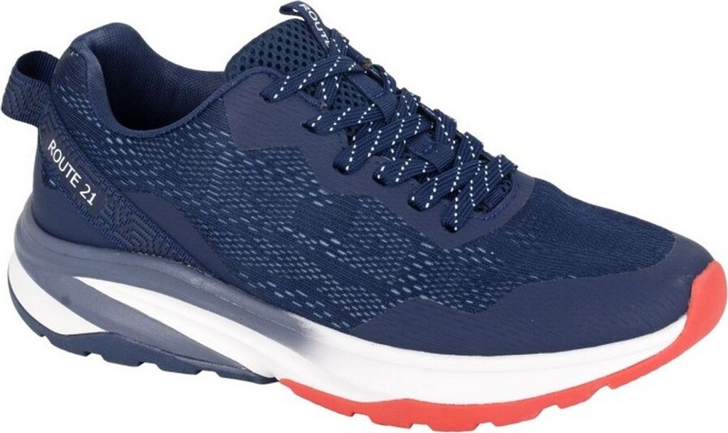 R21 - Herren Sneaker "Leisure" DF2514 (44,5 EU) (Marineblau)
