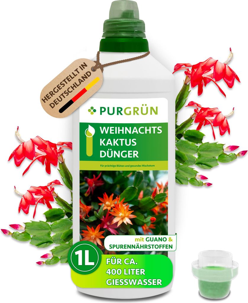 Purgrün Weihnachtskaktus-Dünger 1 Liter,