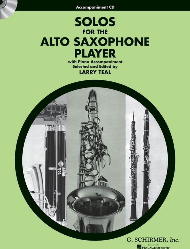 Solos für den Altsaxophonisten Begleit-CDfür Altsaxophon und Klavier, CD
