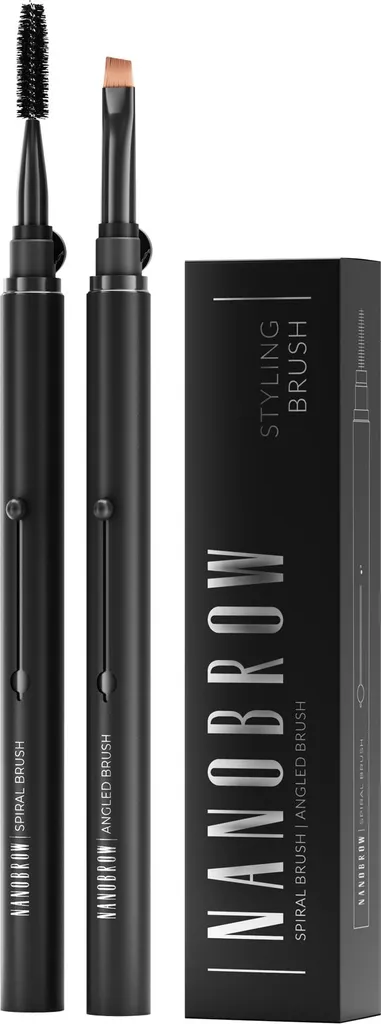 Nanobrow Styling Brush Set: Pennelli Professionali per Sopracciglia Perfette