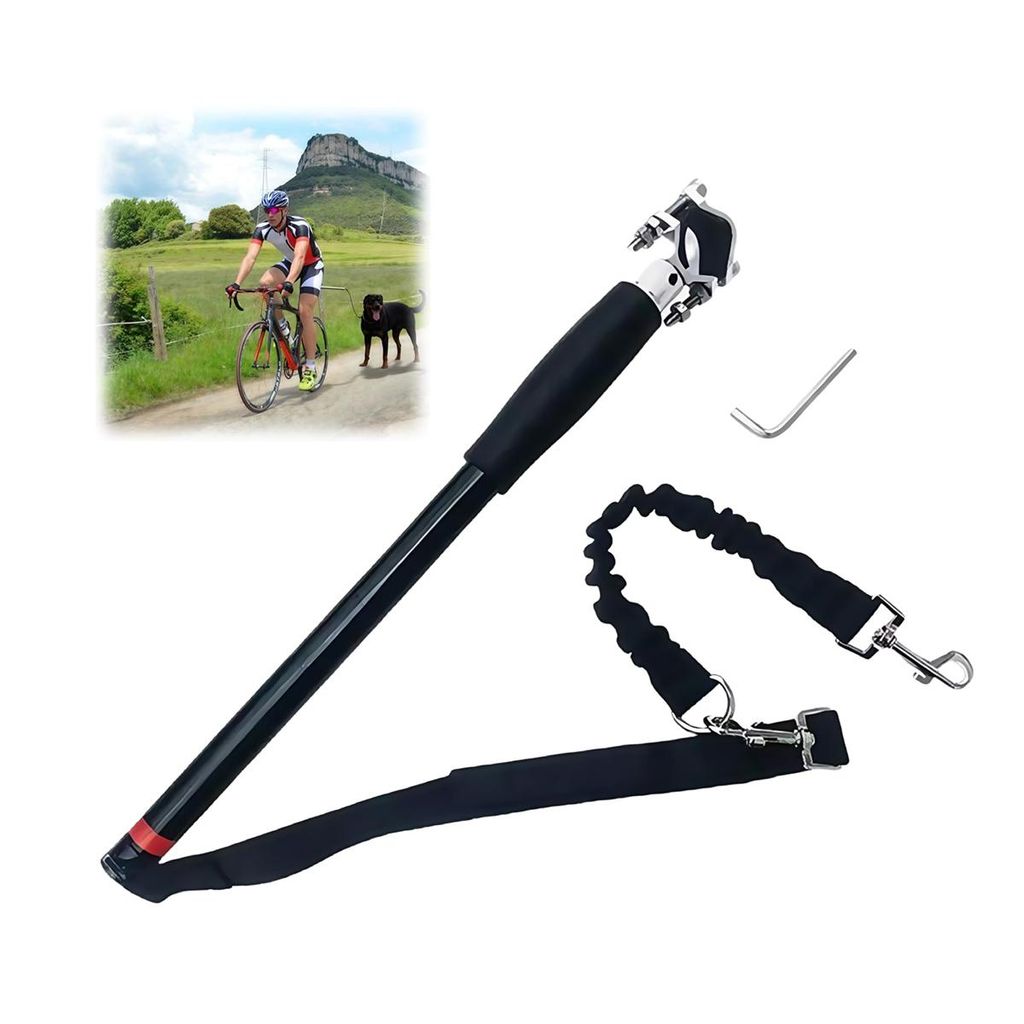 Hundeleinen, Fahrradleine für Hunde,Freihändiges Hunde Fahrrad Trainingsleine für Training, Joggen, Radfahren und Outdoor, 42.5cm, Seillänge 68...