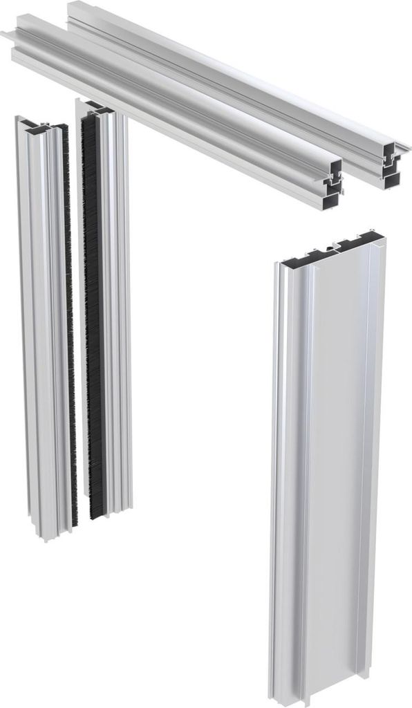 Knauf Aluminium-Spachtellaibung Pocket Kit Easy für Glastürblatt CW 100
