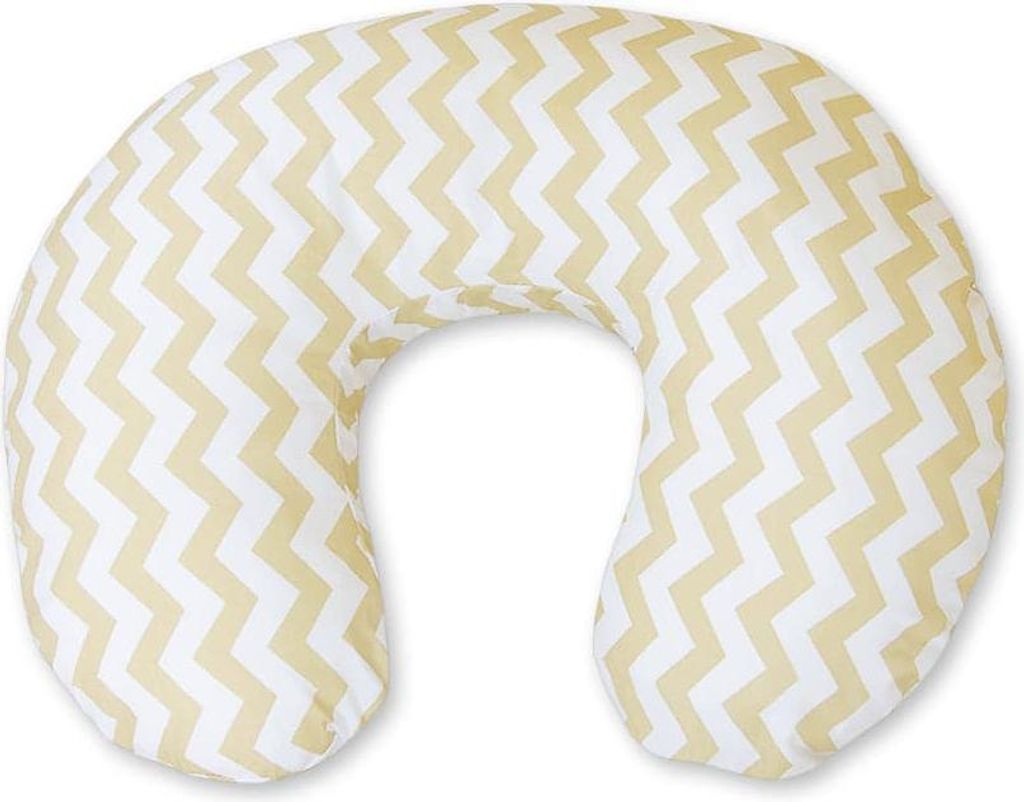 Stillkissen, Futterpolster, ergonomischer Komfort und Rückenlehne – Chevron Beige