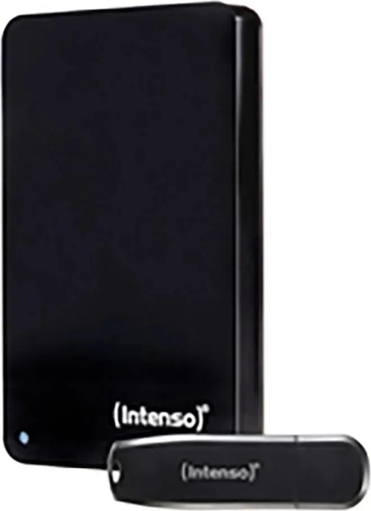 Intenso Disque Dur Externe 2 TB Noir - USB 3.2 Rapide et Format Compact - 6