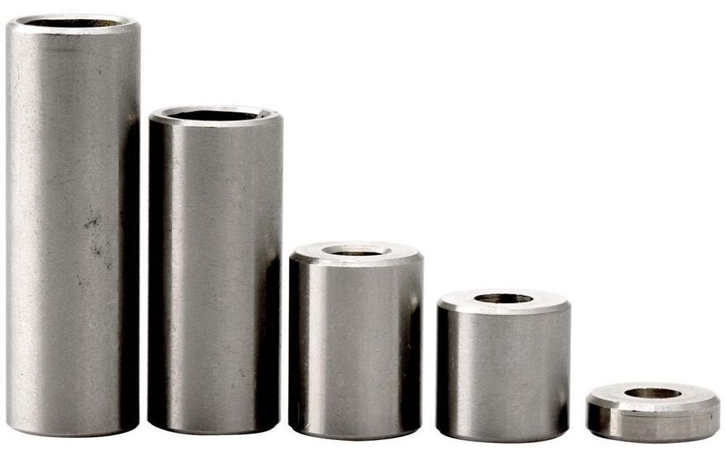 AG-BOX Distanzhülse 15x11x50 Rohr geschweißt, Edelstahl A2, 10 Stück