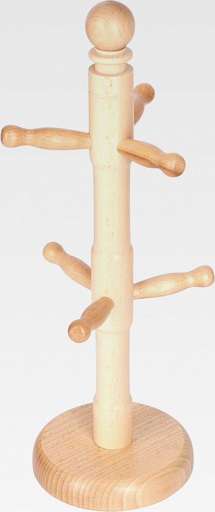 Tassenbaum, Buchenholz, für 6 Tassen, 11,5 cm x 32,5 cm
