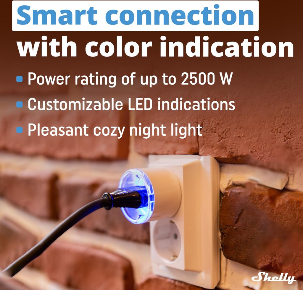 Shelly Plus Plug S - Intelligente Steckdose Funktioniert Produktbild 25
