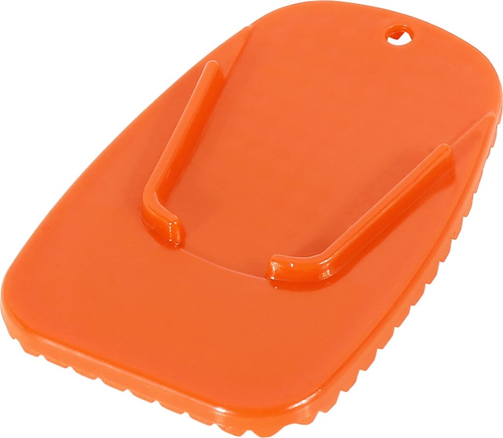 Motorrad Kickstand Pad Stützplatte Parkständer Seitenständer Verlängerungspad Platte Orange