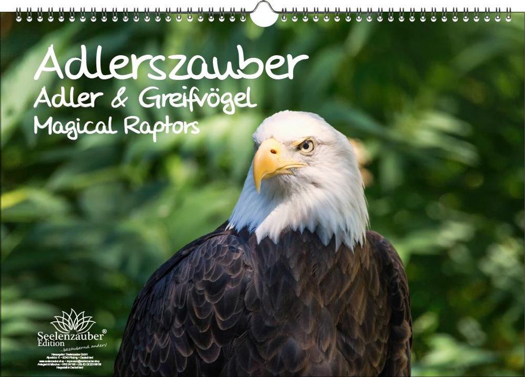 Adlerzauber Adler & Greifvögel DIN A3 Immerwährender Kalender - Seelenzauber