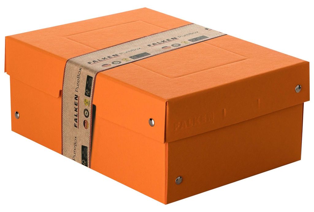 Falken PURE Aufbewahrungsbox pastellorange 18.0 x 25.0 10.0 cm 1 St.