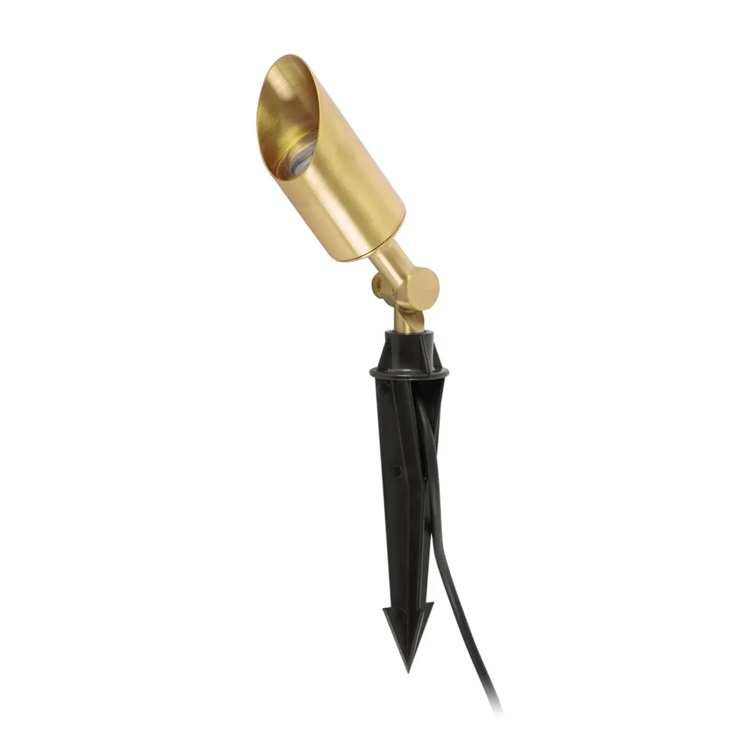 Éclairer un massif de fleurs avec la lampe Andy or satiné à piquer IP65