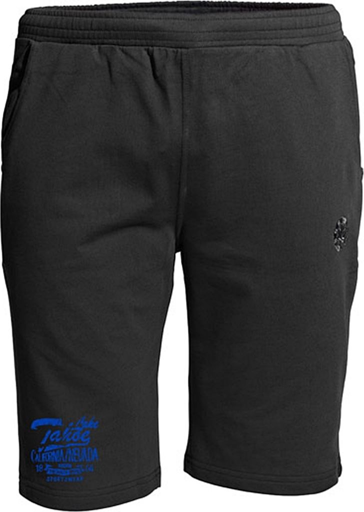 Übergrößen Sweatshort AHORN SPORTSWEAR Lake Tahoe blau Schwarz 7XL