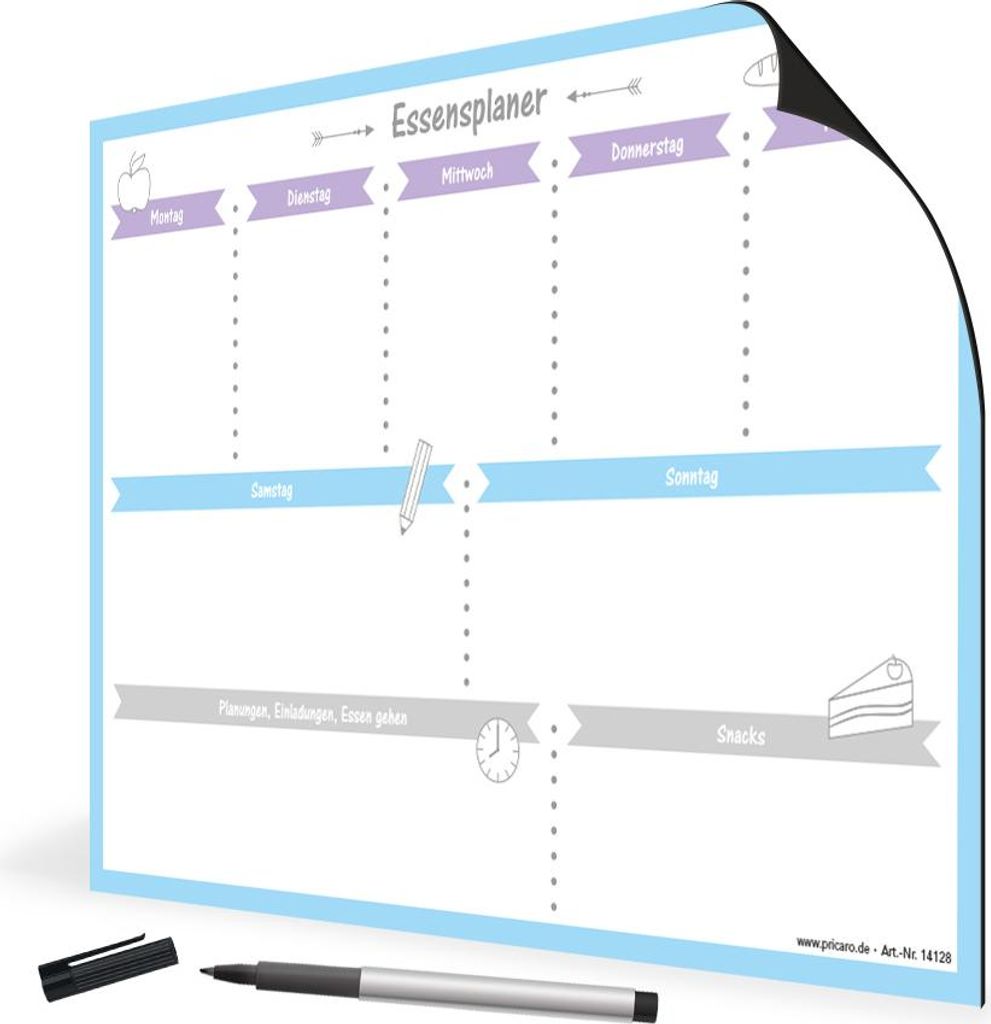 PRICARO Magnet-Essensplaner "Allerlei"