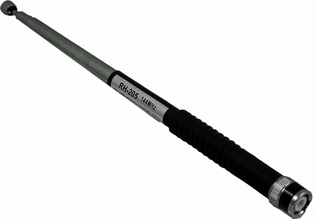 vhbw Antenne kompatibel mit Icom Funkgerät - Ausziehbar, 23 cm - 138 cm, BNC Stecker Schwarz