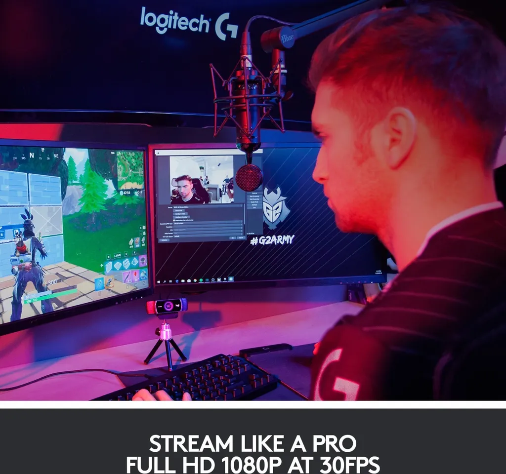 Logitech C922 Pro Stream Webcam 1080p : Correction Faible Luminosité - 28