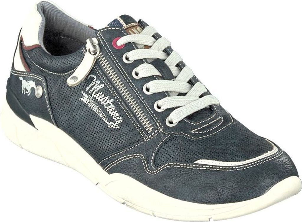 MUSTANG Schnuerhalbschuh Schuhe Herren blau 43