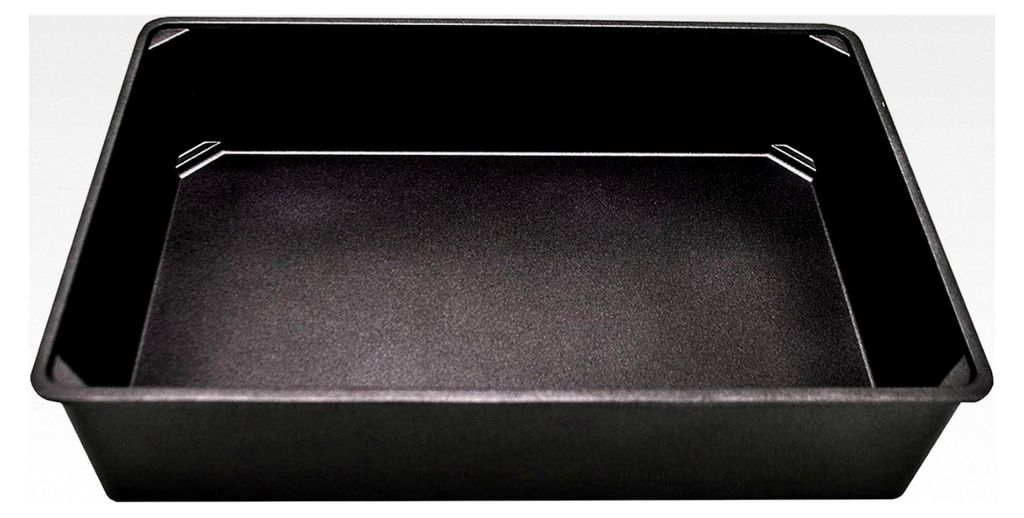 Multigrill Toaster Zubehör Kasserolle, Edelstahl, Schwarz 35 cm