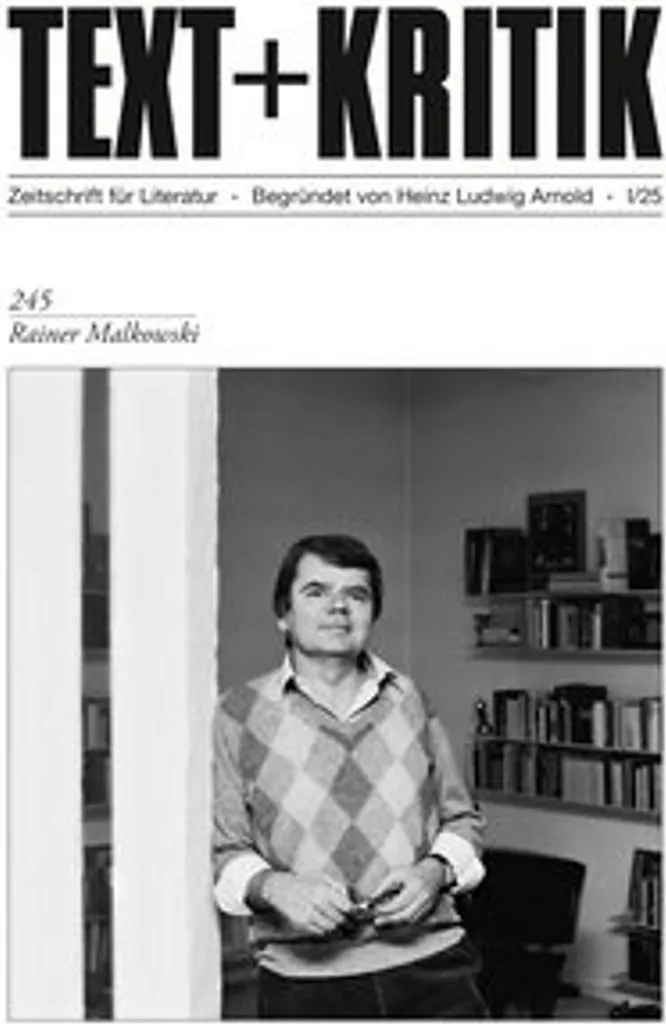 Rainer Malkowski : Poésie complète et anthologie de littérature allemande