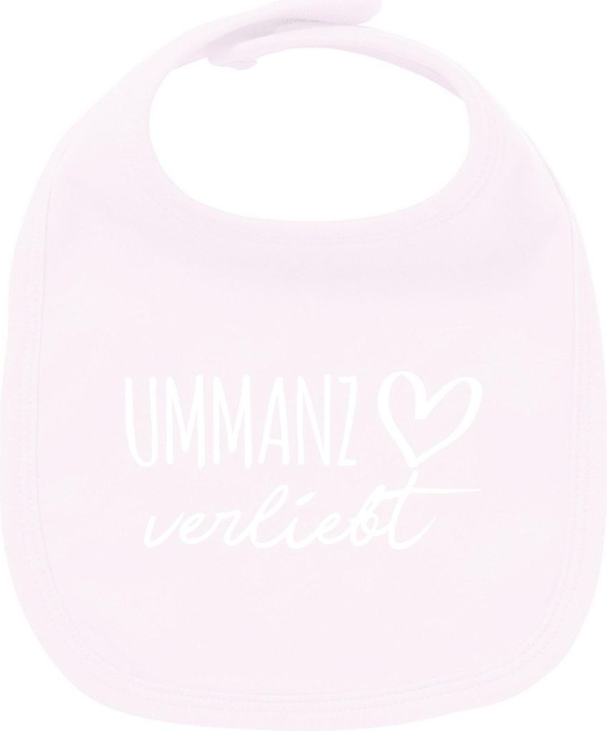 Huuraa Unisex Babylatz Ummanz verliebt Geschenk Babypink Baumwolle Ummanz Mitbringsel